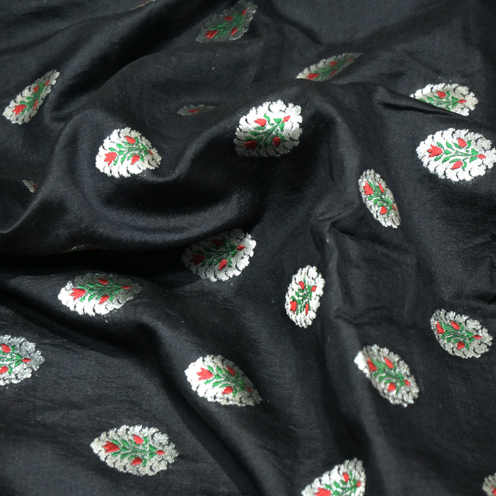 Pure Chiniya Silk Banarasi Brocade Fabric