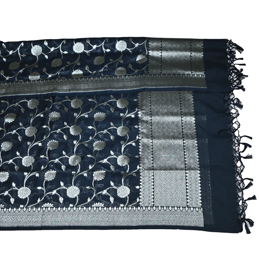 Premium Banarasi Zari Dupatta|Traditional Woven Ethnic Elegance