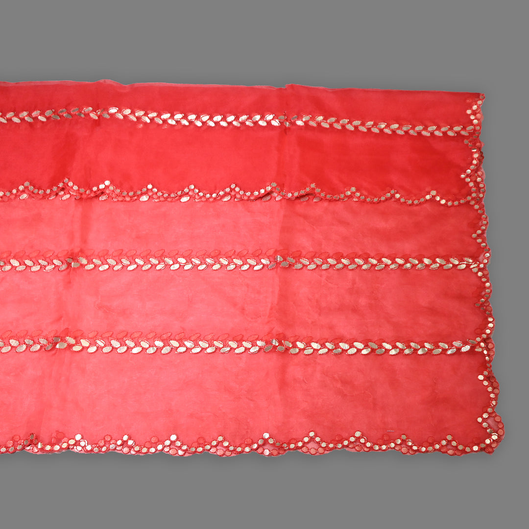 Organza Gota Patti Work Dupatta – Elegant Ethnic Dupatta for Women