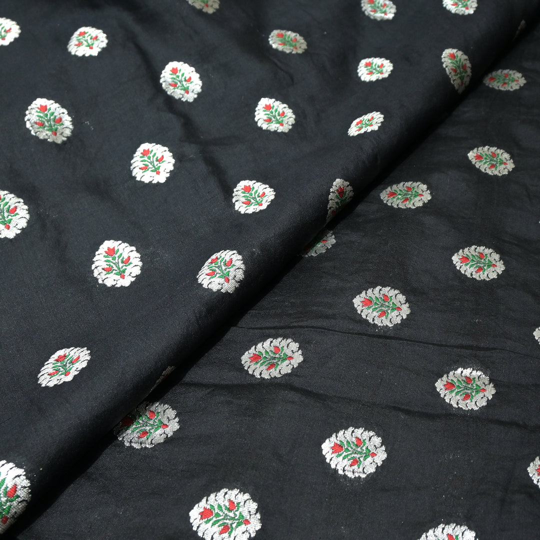 Pure Chiniya Silk Banarasi Brocade Fabric