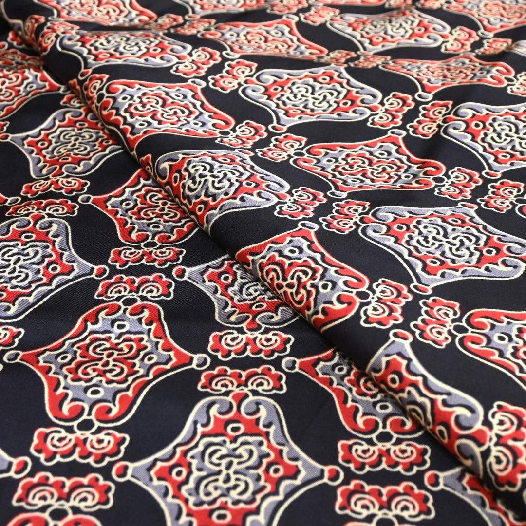Modal Satin Digital Print Fabric