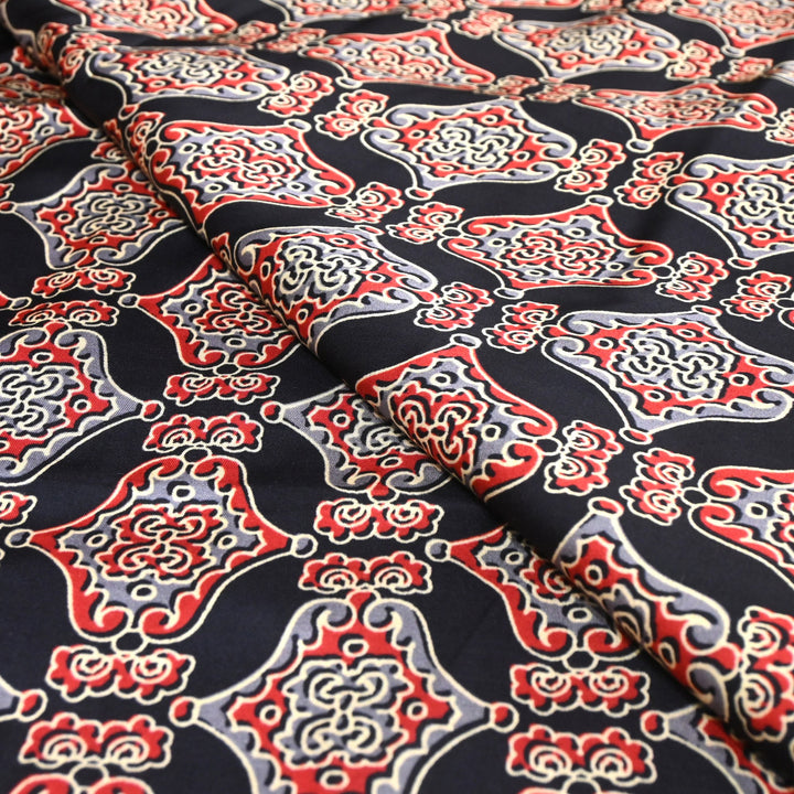 Modal Satin Digital Print Fabric