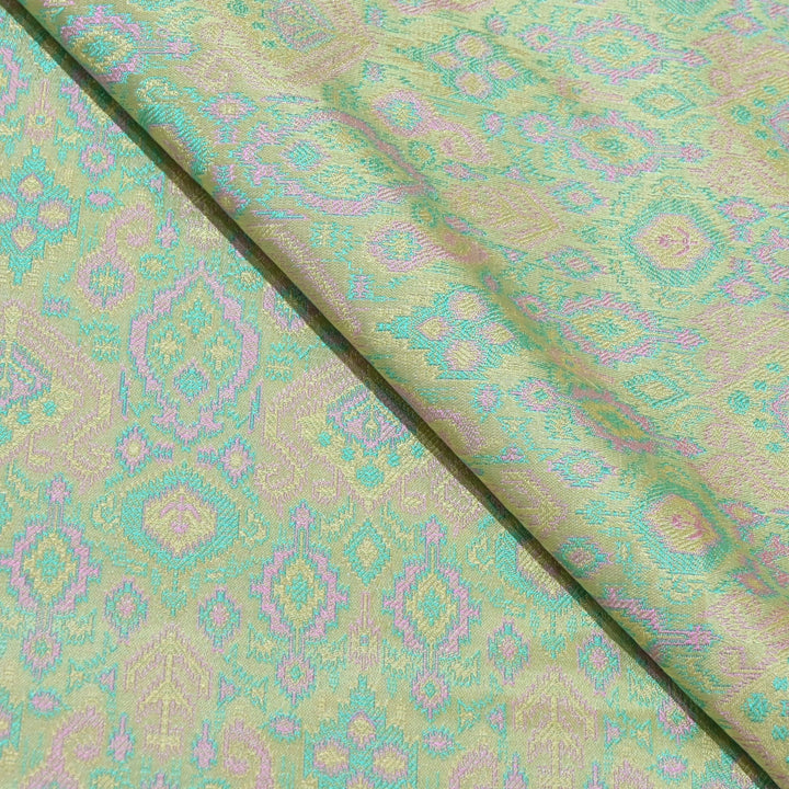 Pure Katan Silk Brocade Fabrics