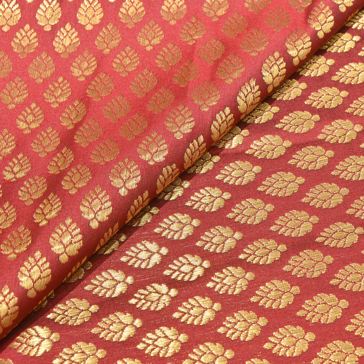 Semi Zari Brocade Fabrics