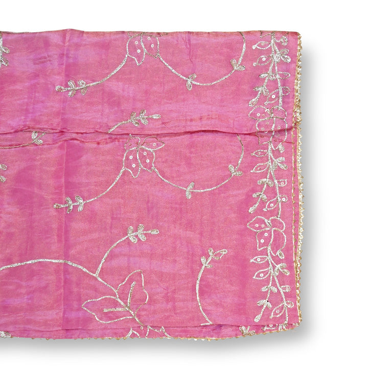 Beautiful Tissue Gota Sequins Embroidery Dupatta
