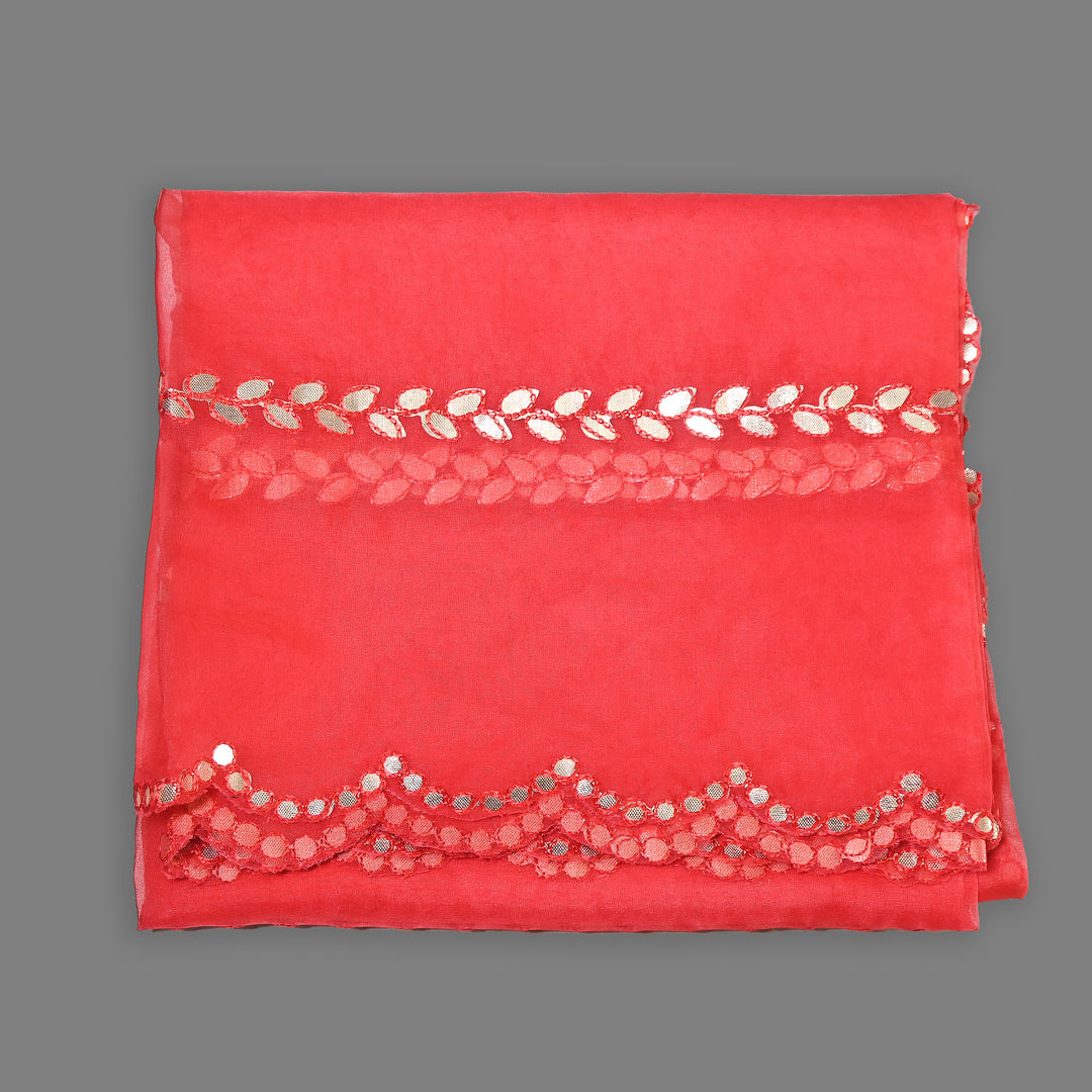 Organza Gota Patti Work Dupatta – Elegant Ethnic Dupatta for Women