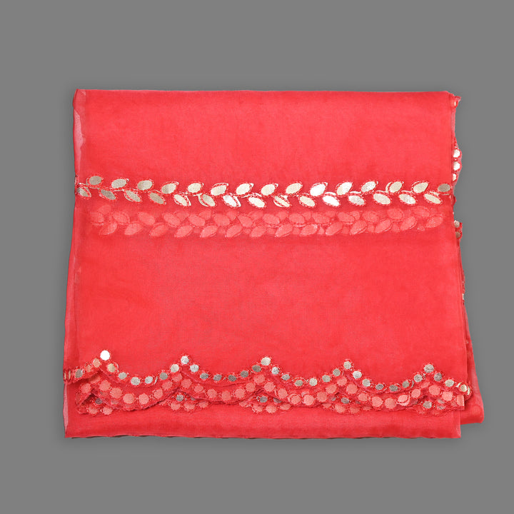 Organza Gota Patti Work Dupatta – Elegant Ethnic Dupatta for Women