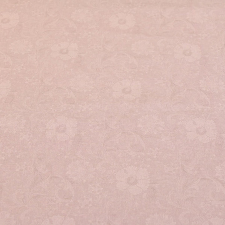 Cavern Pink Color Cotton Digital Print Fabric -Soft Cotton Prints Fabric-DA1124-4