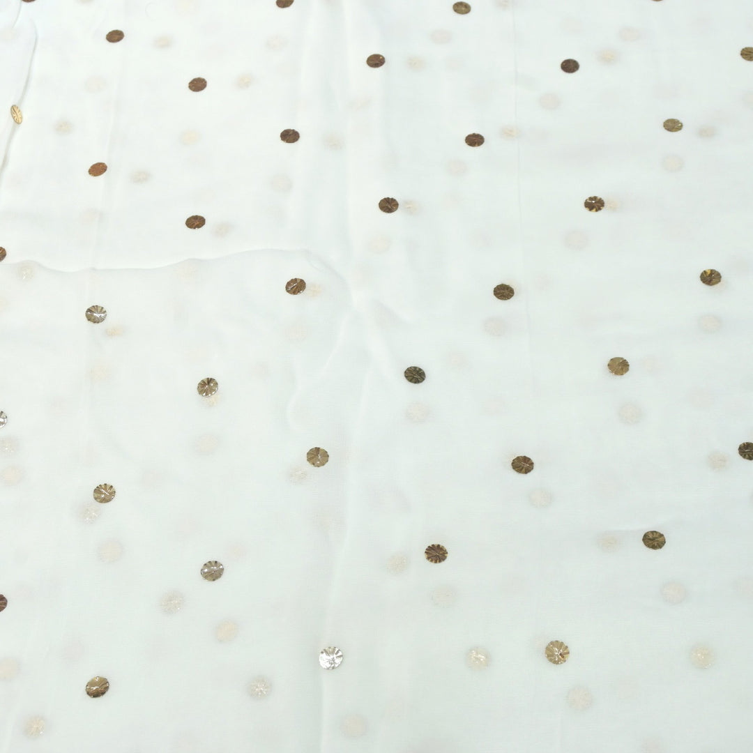 Viscose Georgette Hand Work Mukaish Fabrics