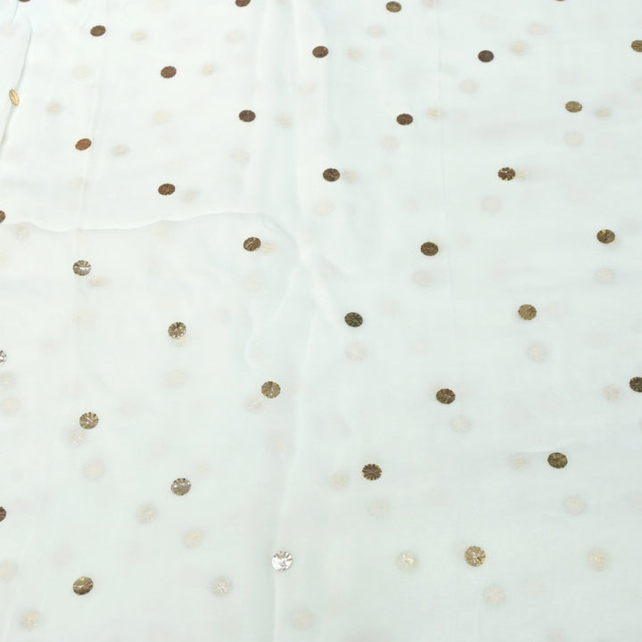 Viscose Georgette Hand Work Mukaish Fabrics