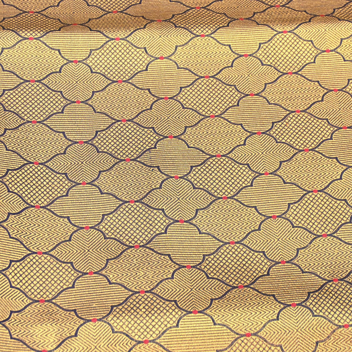 Silk Alfi Antique Zari Brocade Fabrics