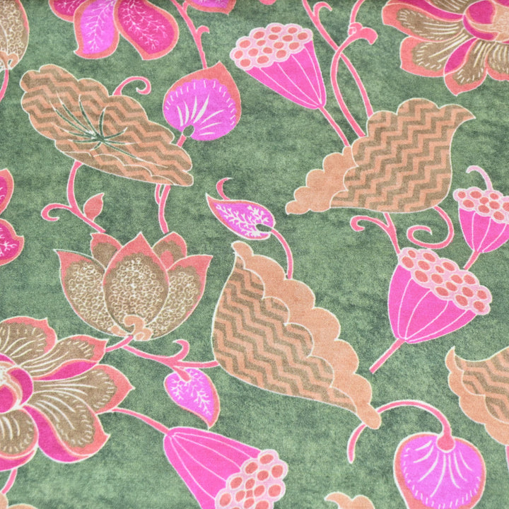 Bemberg Satin Digital Print Fabric– Soft Luxury Designer Satin Fabric 001333-31