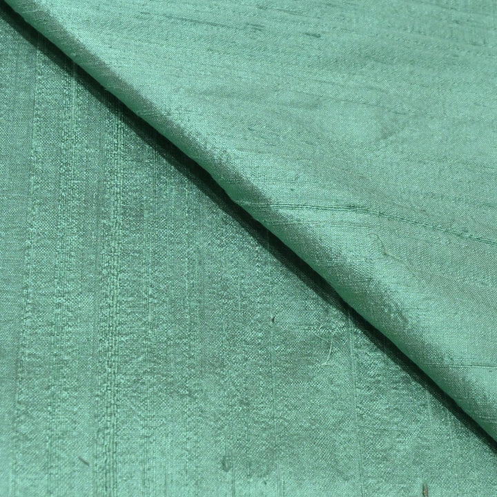 Greyish Teal Colour 100gm Pure Raw Silk Fabrics