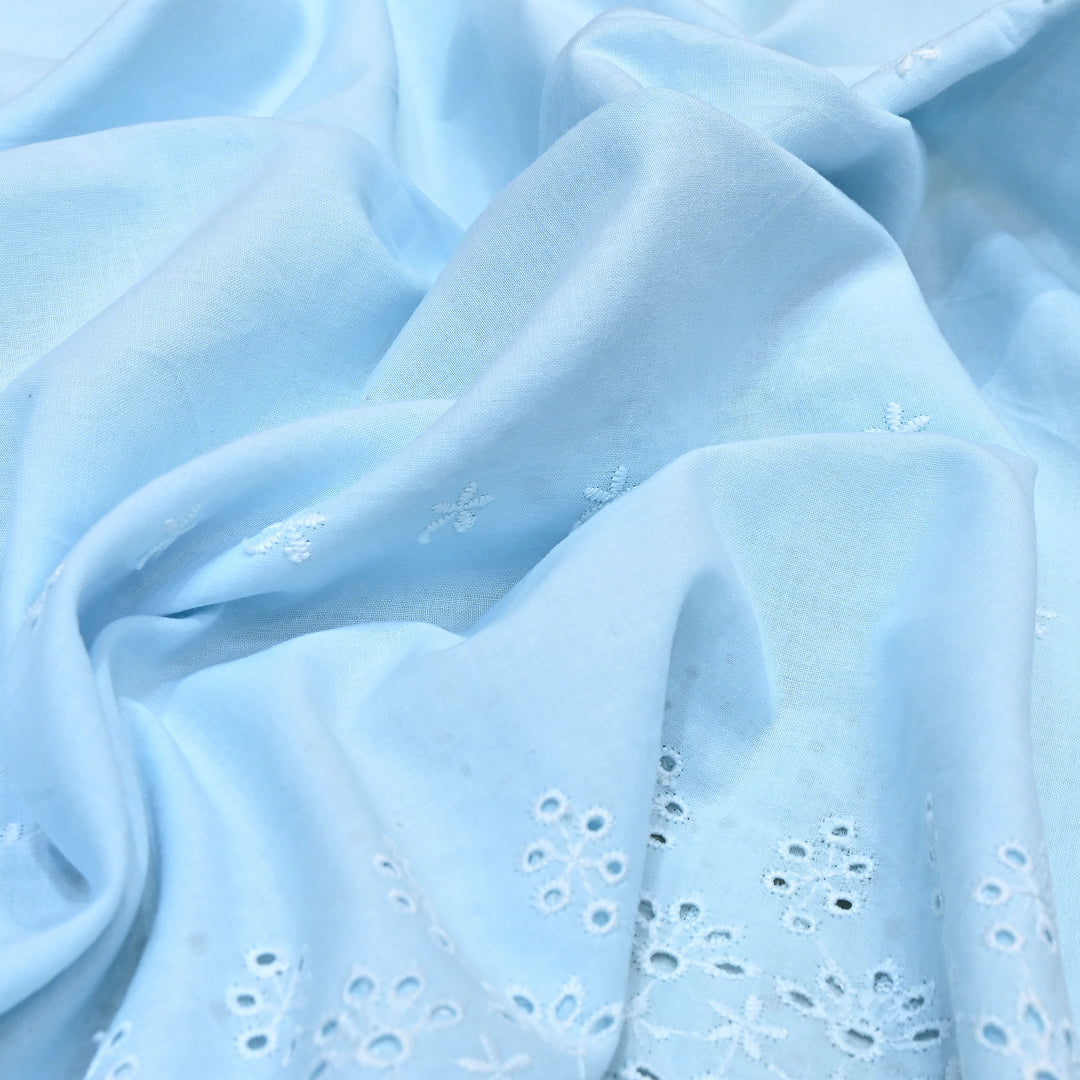 Cotton Chicken thread Embroidery Fabric – Soft Elegant Summer Designer Fabric- MJ7179-1
