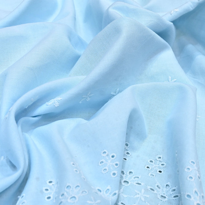 Cotton Chicken thread Embroidery Fabric – Soft Elegant Summer Designer Fabric- MJ7179-1