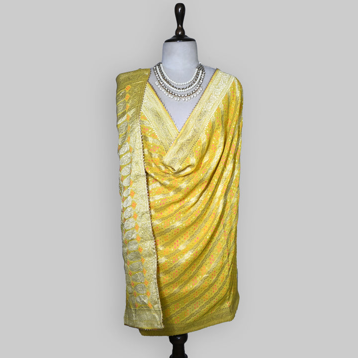 Premium Semi Georgette Leheriya Bandhej Dupatta – Elegant Ethnic Dupatta for Women-A7