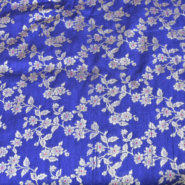 Premium Pure Raw Silk Meena Zari Banarasi Fabrics