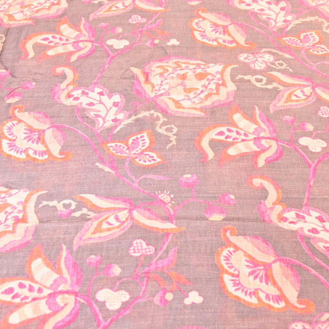 Multicolor Muslin Digital Print Fabric-KTP44-07