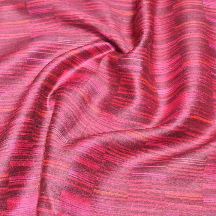 Pure Moonga Tussar Digital Print Fabrics