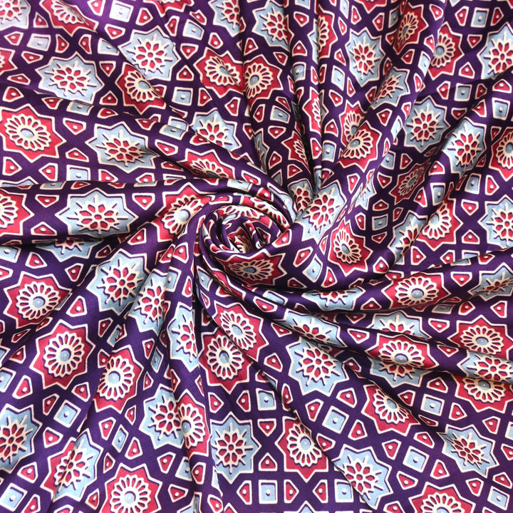 Modal Satin Digital Print Fabric