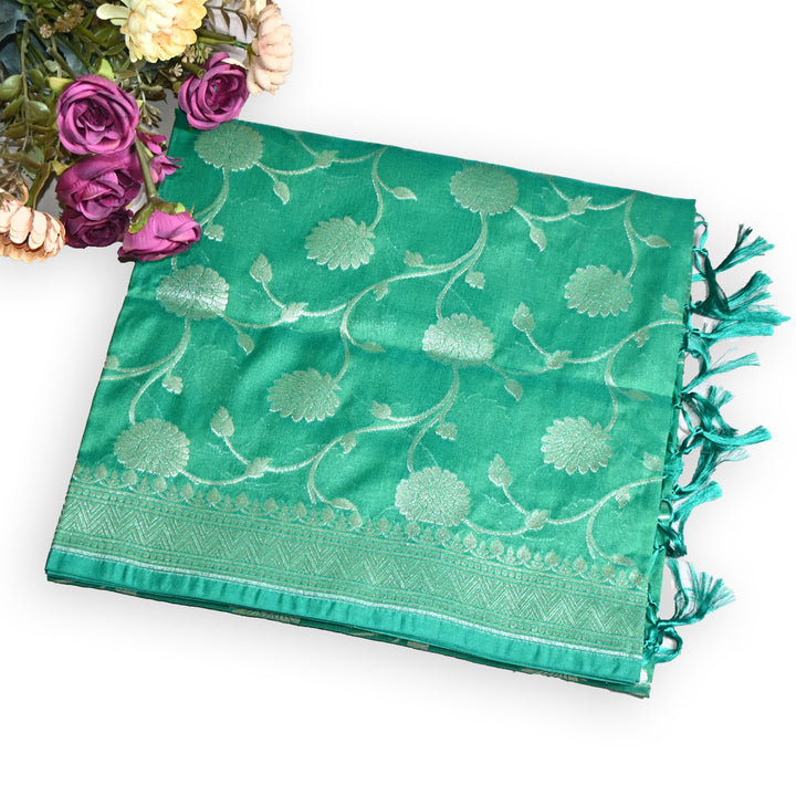 Premium Banarasi Zari Dupatta|Traditional Woven Ethnic Elegance