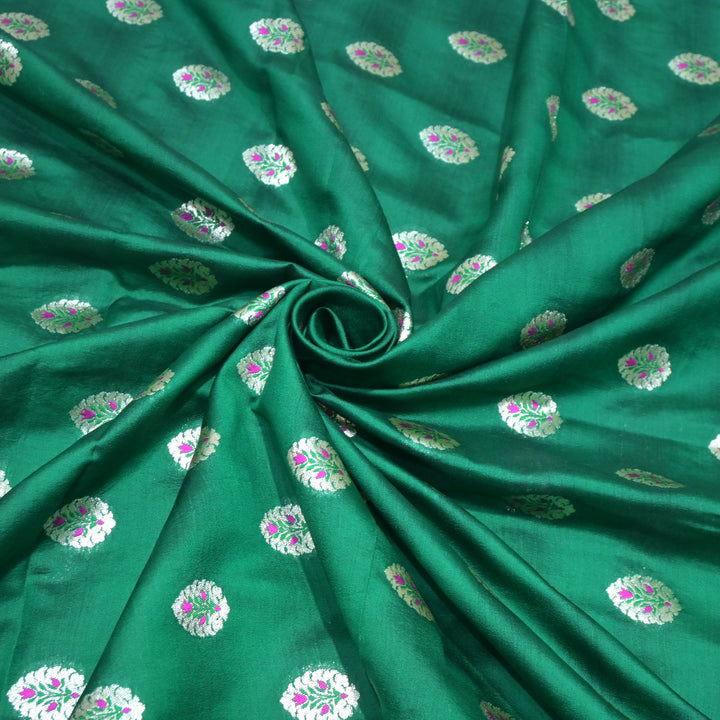 Pure Chiniya Silk Banarasi Brocade Fabric