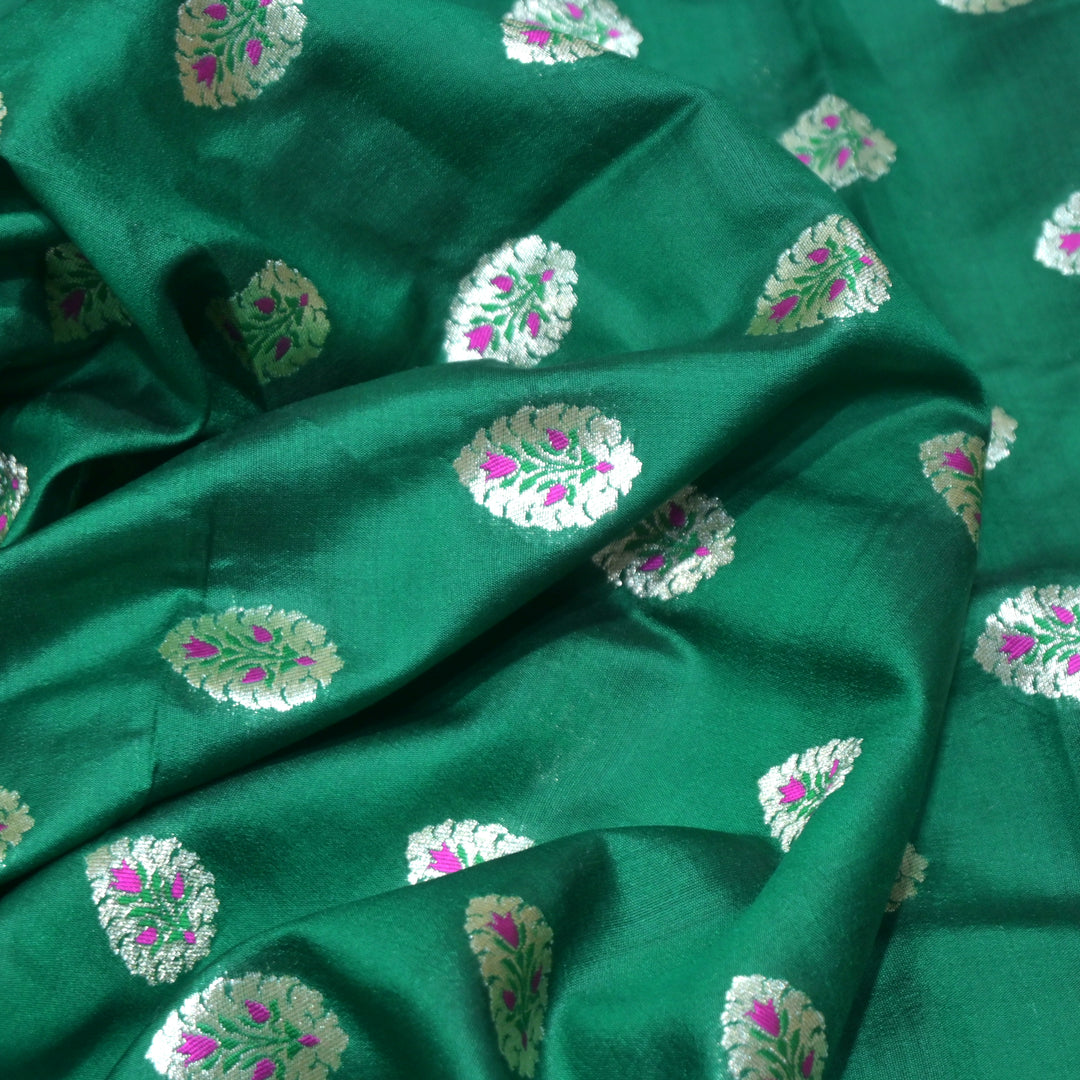 Pure Chiniya Silk Banarasi Brocade Fabric