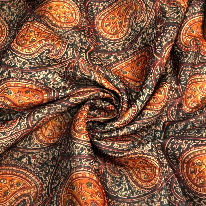 Semi Tusser Silk Prints Fabrics