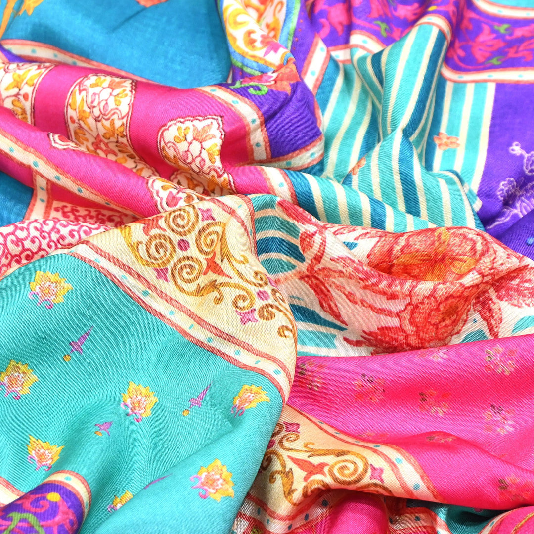 Premium Muslin Digital Print Fabric - 000844-19