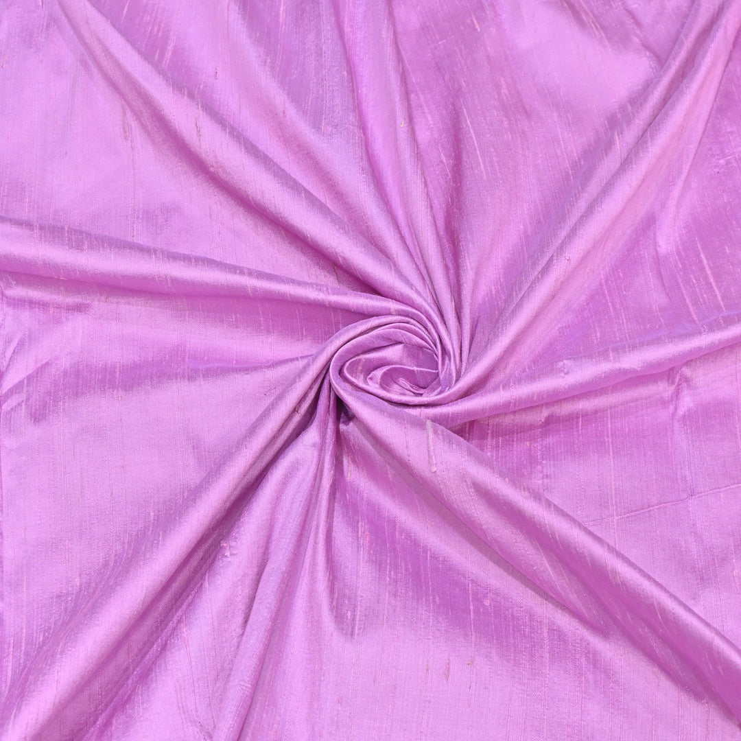 Lavender Pink Colour 100gm Pure Raw Silk Fabrics