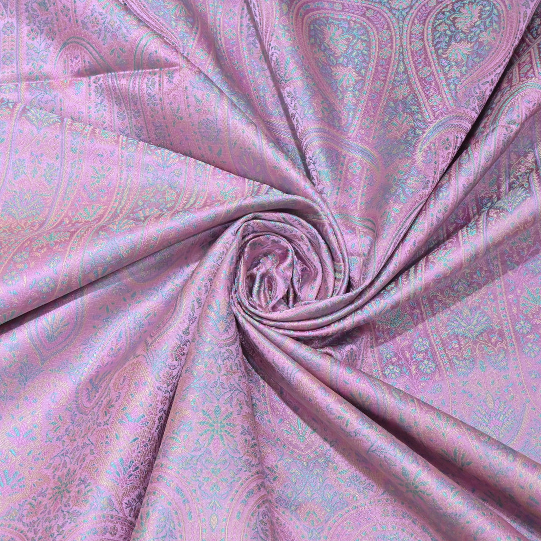 Pure Katan Silk Brocade Fabrics