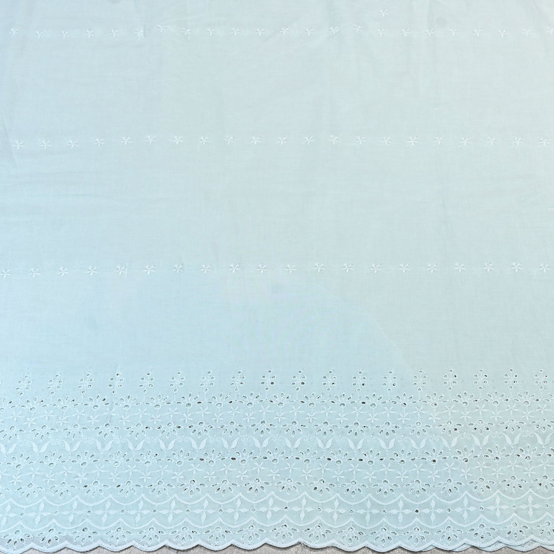 Cotton Chicken thread Embroidery Fabric – Soft Elegant Summer Designer Fabric- MJ7179-2