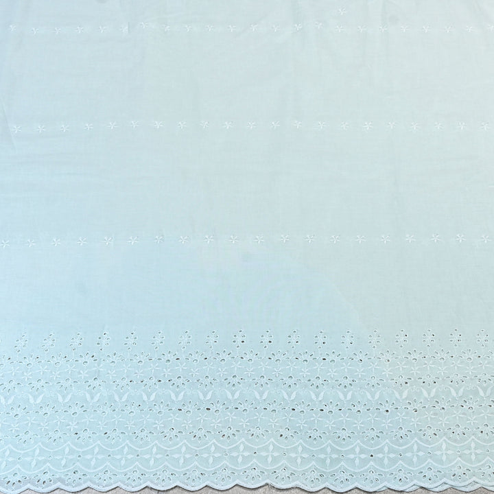 Cotton Chicken thread Embroidery Fabric – Soft Elegant Summer Designer Fabric- MJ7179-2