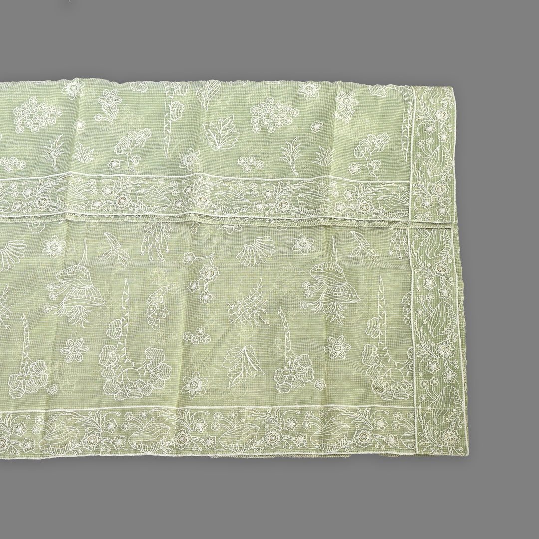 Kota Check Thread & Sequence Dupatta – Elegant Ethnic Dupatta for Women- V8332B-3