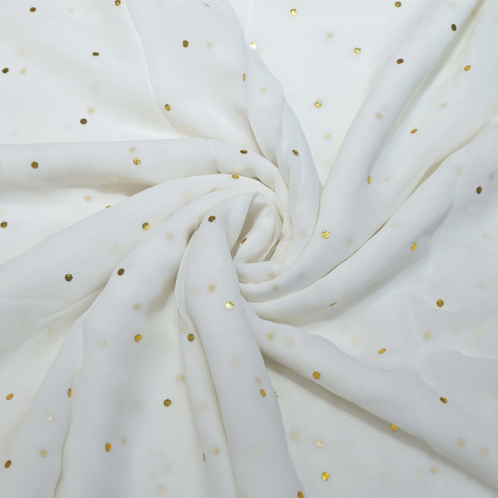Georgette Fardi Mukaish Hand Work Fabrics