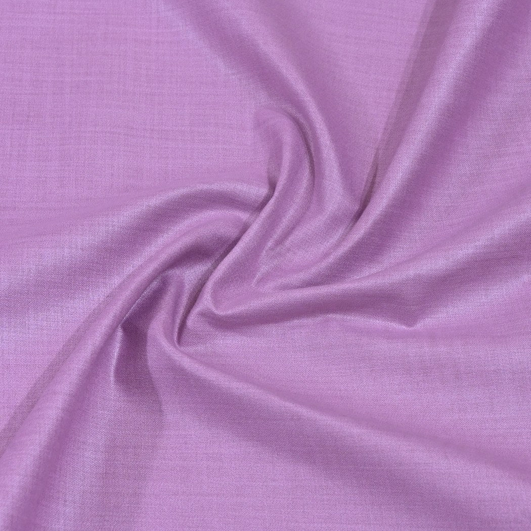 Pastel Violet Color Matka Cotton Fabrics