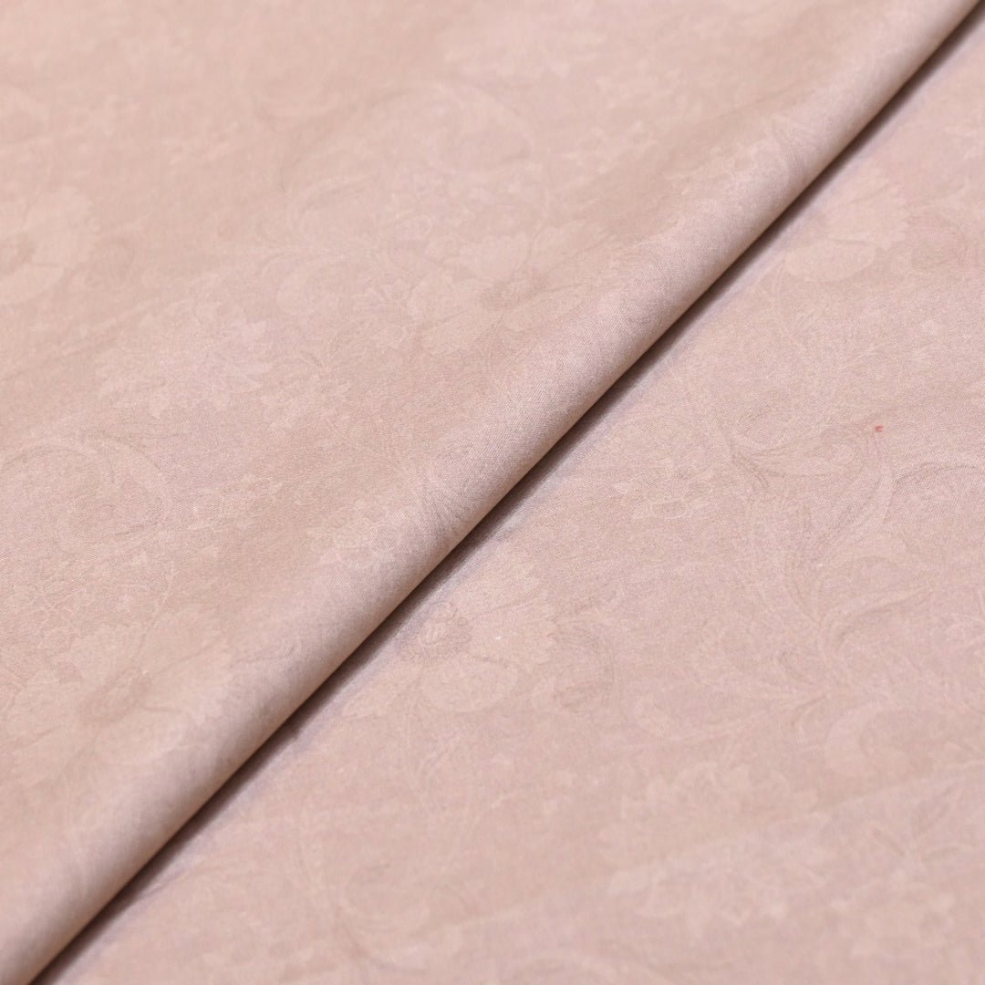 Cavern Pink Color Cotton Digital Print Fabric -Soft Cotton Prints Fabric-DA1124-4
