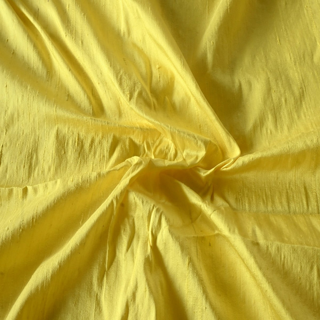 Goldenrod Colour 100gm Pure Raw Silk Fabrics