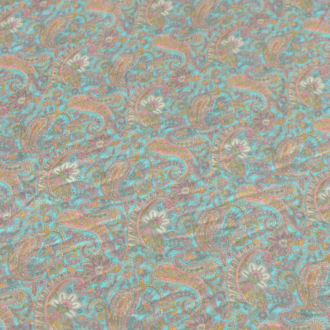 Floral Bamberg Satin Digital Print Fabrics