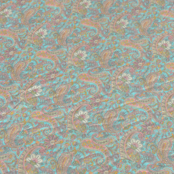 Floral Bamberg Satin Digital Print Fabrics