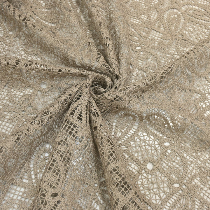 Sundrift Color Crocet Lace Fabric