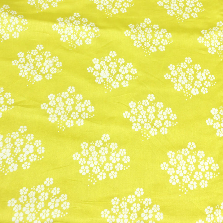 Silk Chanderi Digital Print Fabric