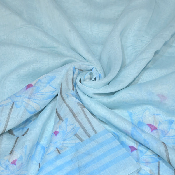 Beautiful Mul Chanderi Digital Prints Fabrics