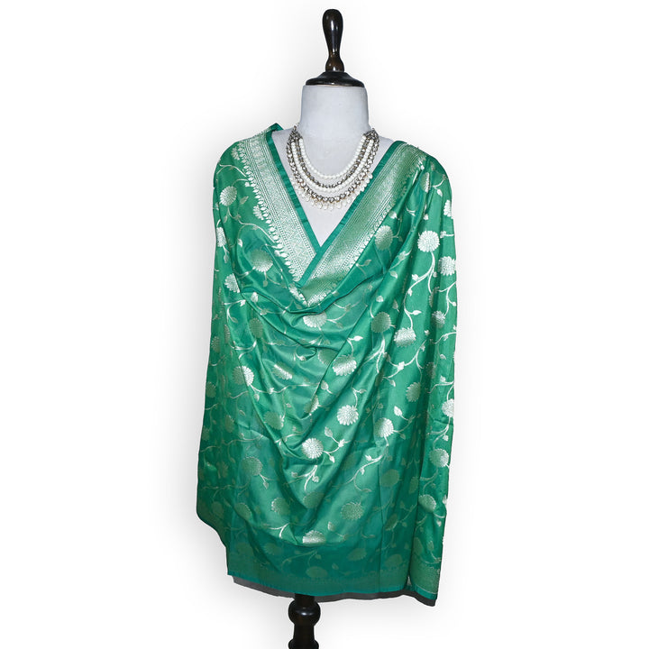 Premium Banarasi Zari Dupatta|Traditional Woven Ethnic Elegance