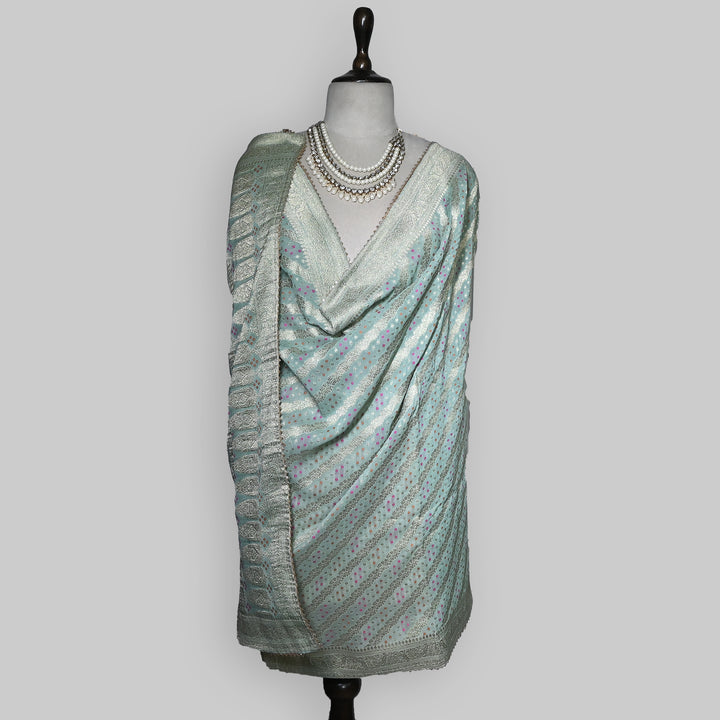 Premium Semi Georgette Leheriya Bandhej Dupatta – Elegant Ethnic Dupatta for Women-A8