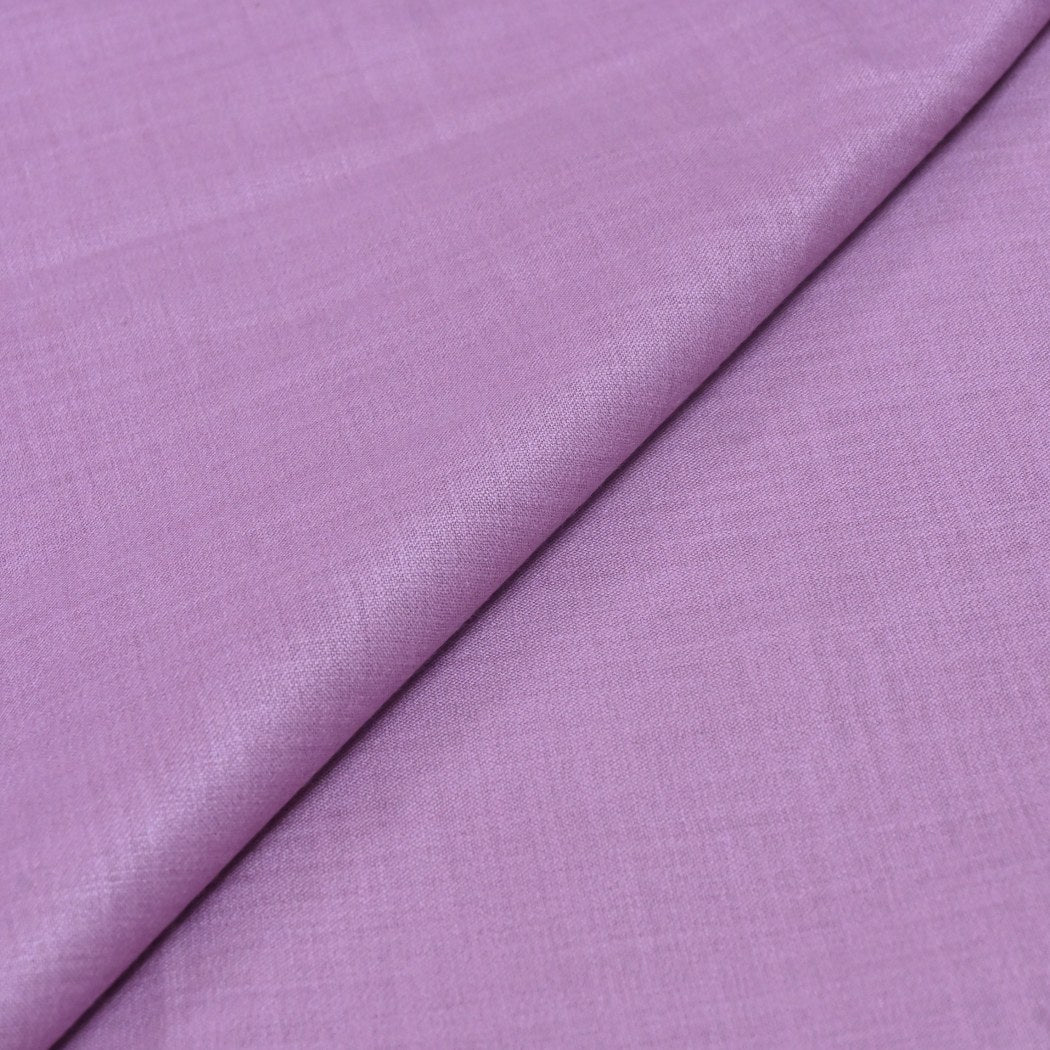 Pastel Violet Color Matka Cotton Fabrics