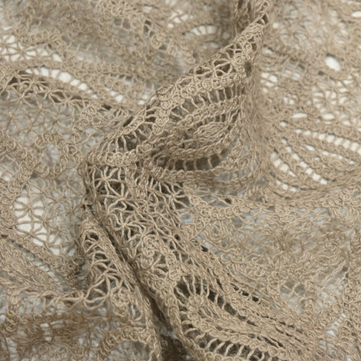 Sundrift Color Crocet Lace Fabric