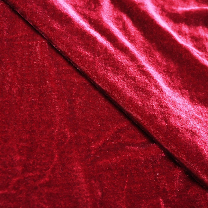 Shiraz Color Plain Pure Silk Velvet Fabrics