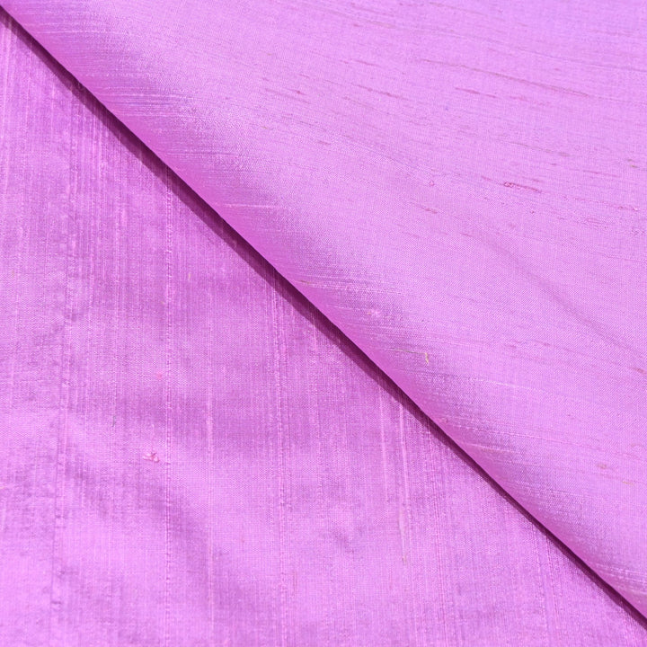 Lavender Pink Colour 100gm Pure Raw Silk Fabrics