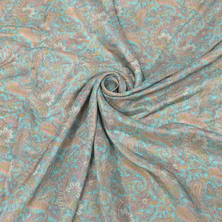 Floral Bamberg Satin Digital Print Fabrics